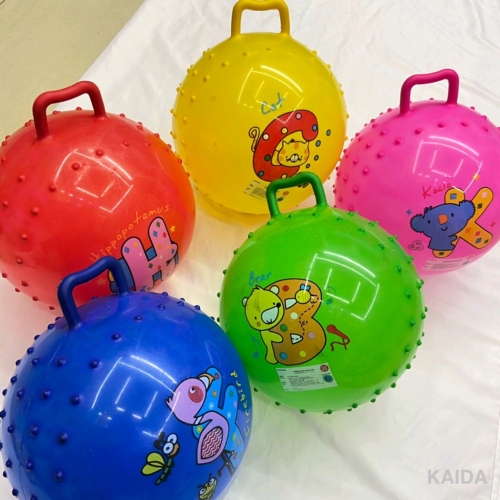 hand ball children‘s toy handle ball handle massage ball inflatable ball cartoon ball toy gift