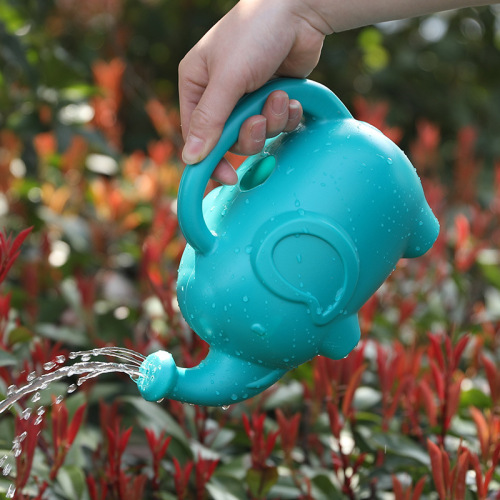 Small Watering Can Watering Pot Watering Pot Succulent Plant Plastic Watering Can Household Cartoon Elephant Watering Bottle