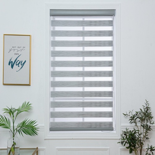 Curtain Factory Soft Gauze Roller Shutter Double-Layer Shading Curtain Louver Curtain Bathroom Simple Installation Kitchen Study 