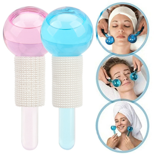 Wholesale Beauty Massage Ice Hockey Beauty Salon Special Facial Ice Therapy Beauty Ball Boxed Crystal Energy Ice Hockey 