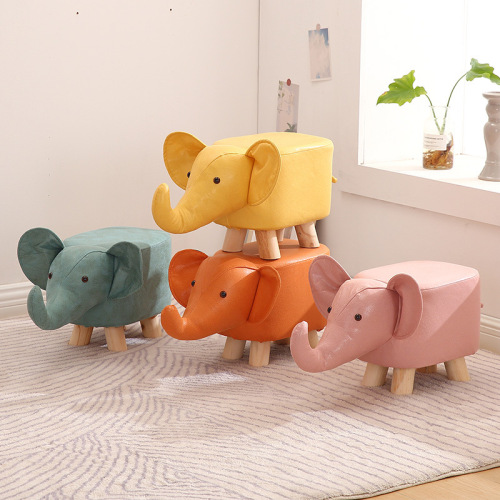 small stool home creative cartoon elephant animal stool door shoes changing bench children low stool stool
