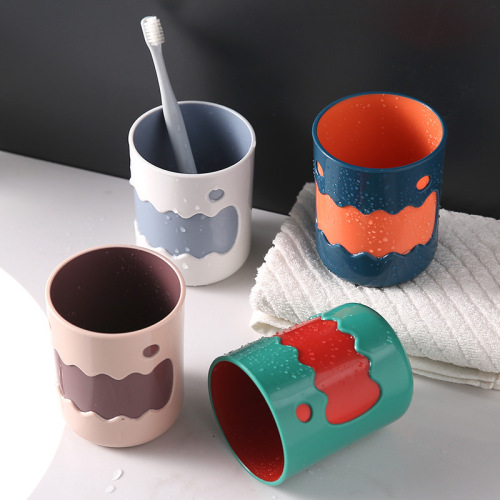 mouthwash cup household couple water cup two-color toothpaste toothbrush cup