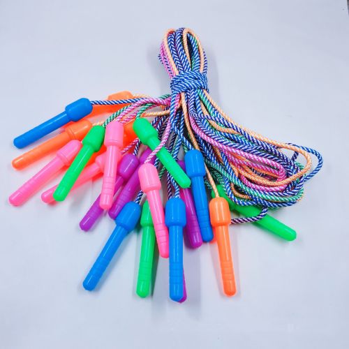 Two Yuan Store Supply Jump Rope Bold Adjustable Sports Nylon Jump Rope Fitness Sports Children Jump Rope Wholesale