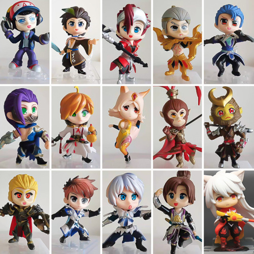 National Tide King Glory Hand-Made Mobile Game Peripheral Toy Anime Hero Figure Model Birthday Blind Box Decoration