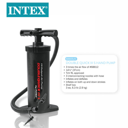 intex68605 fast manual blast pump the air boat mattress air pump inflatable toys tire pump wholesale