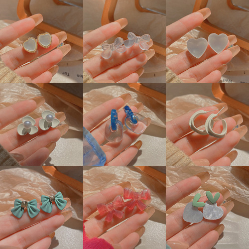 Korean Dongdaemun 925 Silver Needle Hot-Selling Earrings Women‘s Simple Temperamental Pearl Stud Earrings High-Grade Retro Ear
