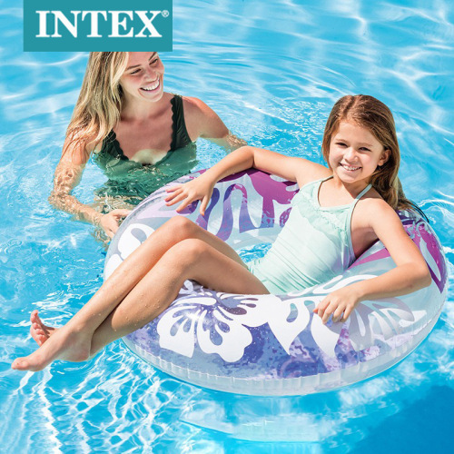 intex59251 summer fun children‘s inflatable swimming ring pvc seaside printing adult water wing underarm swimming ring