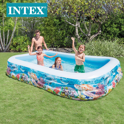 intex58485 summer bath paddling pool children‘s family swimming pool children‘s entertainment water inflatable toys