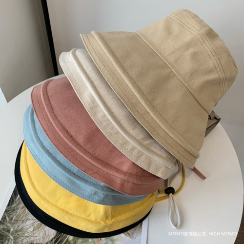 Upgraded Memory Hat Brim Bucket Hat Fashionable Face-Looking Small Sun Protection Sun Hat Beautiful All-Matching Fisherman Hat