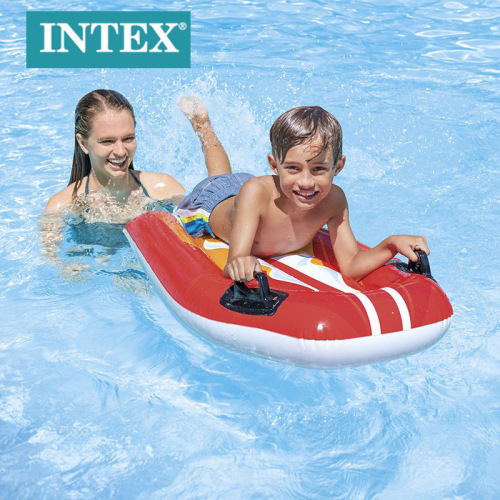 intex58165 new children‘s inflatable float mount pvc water toy creative knight float wholesale