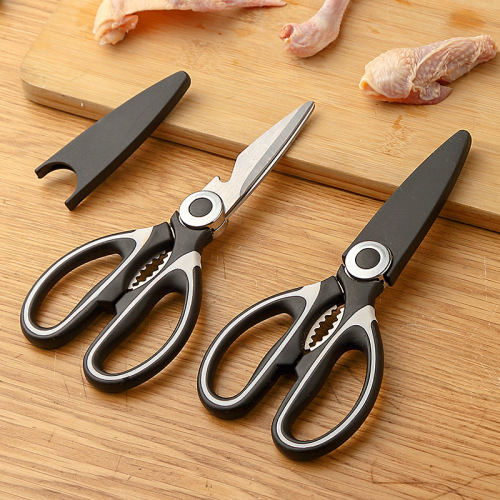 kitchen scissors clip can be walnut bottle opener food barbecue chicken bone scissors stainless steel scissors