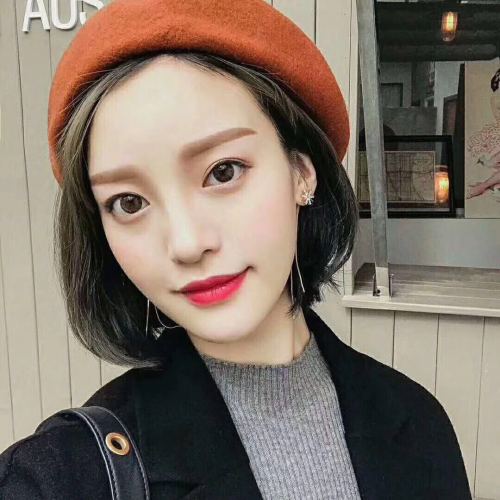 Guanpin Hat Industry Stereo Thickened Japanese Woolen Beret Children‘s Autumn and Winter Artistic Trendy Solid Color Painter Cap