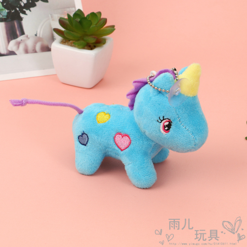 creative new unicorn hand gift mini color doll unicorn plush doll toy doll keychain