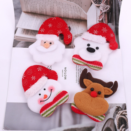 Plush Elk Headband Headwear Accessories Factory Direct Supply Christmas Reindeer Snowman Elderly Christmas Tree Accessories
