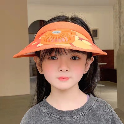 New Children‘s Hat Summer Boys Girls Sun Hat Baby Sun Protection Sun Hat Empty Top UV Protection Cool Hat