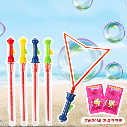 46cm Western Sword Bubble Stick Large Cartoon Colorful Bubble Stick Concentrated Bubble Liquid Bubble Blowing Toy
