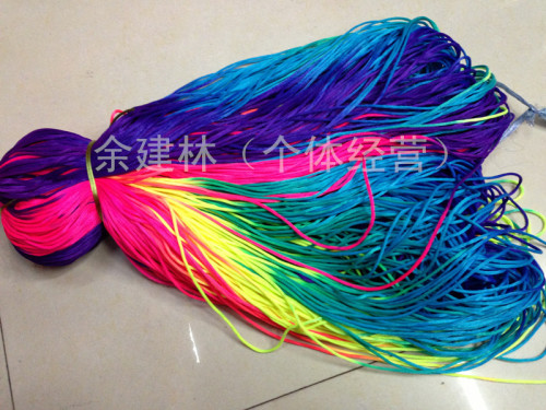 spot supply colorful line， nylon korean thread， nylon line 5