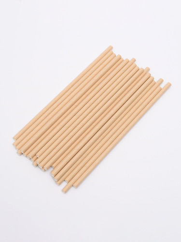 yao sheng disposable straw degradable paper straight tube amazon kraft paper series 350 pcs