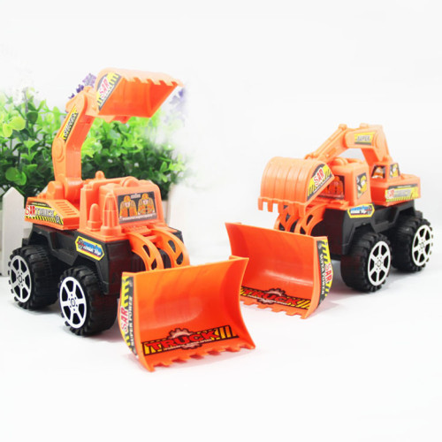 Inertial Engineering Vehicle Wholesale Excavator Toy Excavator Toy Stall 2 Yuan Store Supply