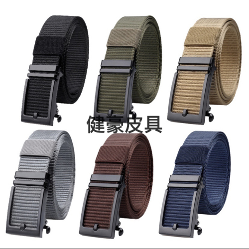 Men‘s Woven Belt Casual Sports Belt Cotton Breathable Factory Direct Sales Spot Supply