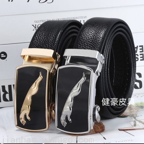 Leather Belt Men‘s Italian Genuine Leather Belt Business Automatic Buckle Trend Casual Belt Spot Supply