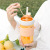 Korean Style Straw Large Capacity 550ml Youyou Milky Tea Cup Tritan Plastic Cup Student Sports Cup Portable Cup