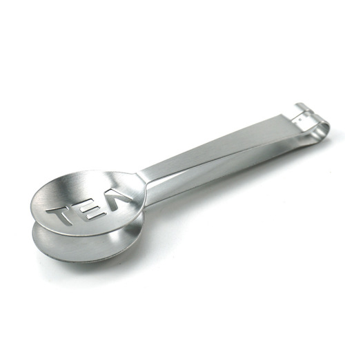 stainless steel spoon type tea bag clip tea spoon kitchen gadget