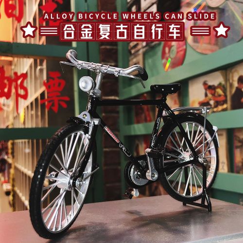 cross-border retro 28 28 bars alloy bicycle model bicycle gift toy decoration guangdong riding yue yong