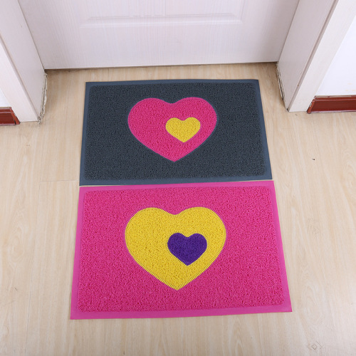 shida factory wholesale pvc floor mat door mat rubbing carpet living room splicing pattern door mat puzzle floor mat