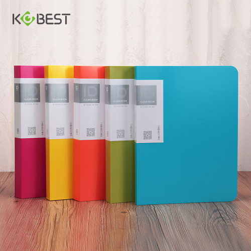 Kangbai Office Supplies 60-Page Multifunctional Loose-Leaf A4 Data Book Transparent Insert File Music Folder Test Paper Bag Free Shipping 