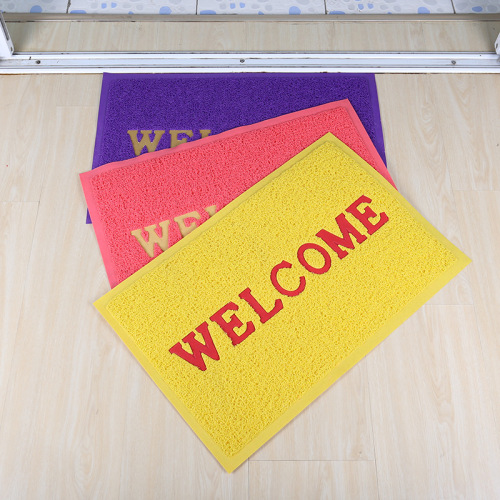 factory wholesale welcome door mat non-slip dust-rubbing door mat foreign trade export floor mat welcome door mat