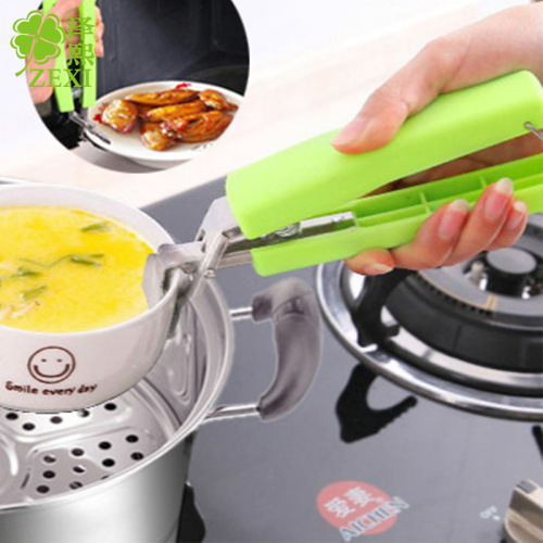 Stainless Steel Bowl Clip Kitchen Tool Clamp Bowl Gripper Anti-Scald Clamp Bowl Dish Bowl Holder