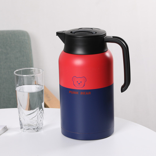 Punk Bear Thermal Pot Home Office Dormitory Portable Large Capacity Thermal Kettle Hot Pot 1500ml One-Piece Delivery 