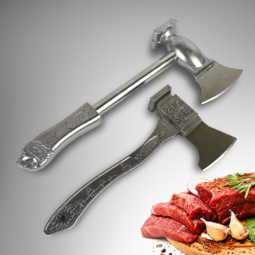 Multi-Purpose Alloy Meat Axe Loose Meat Hammer Kitchen Gadget