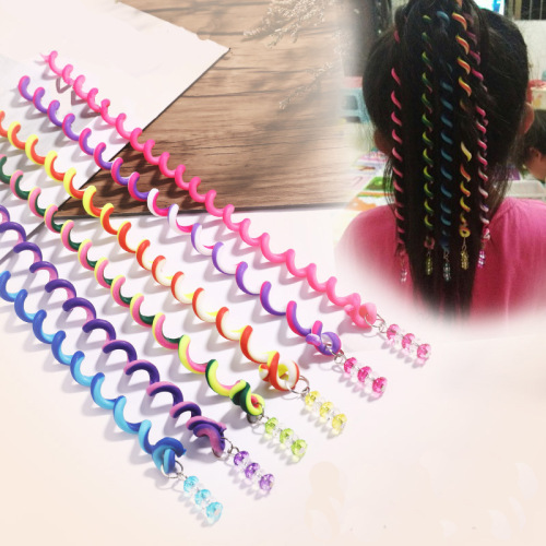 children‘s color hair braiding artifact girls twist braid curly hair updo little girl diy styling tools headdress hair accessories