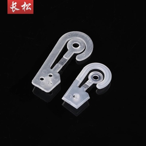 factory wholesale spot pp transparent small hook packaging buckle small large snap button display hook plastic hook