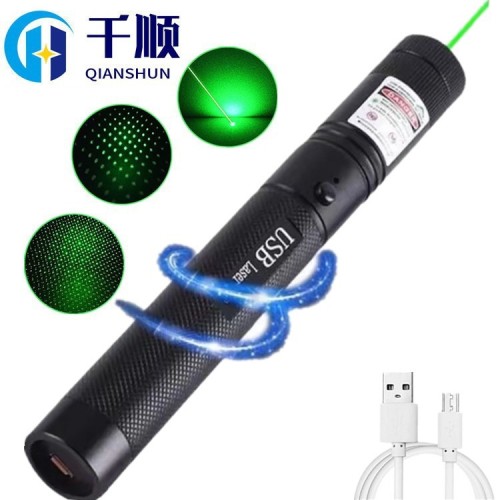 303 charging usb laser flashlight outdoor laser flashlight pointer pen sales indicator pen laser gift