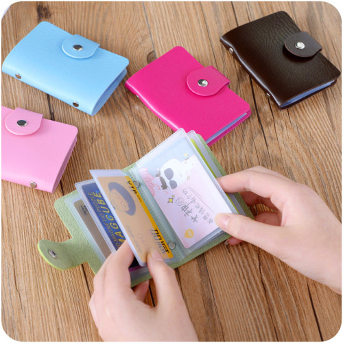 Men‘s Card Holder Credit Card Personal Card Clamp Bank Card Holder Membership Card Storage Bag
