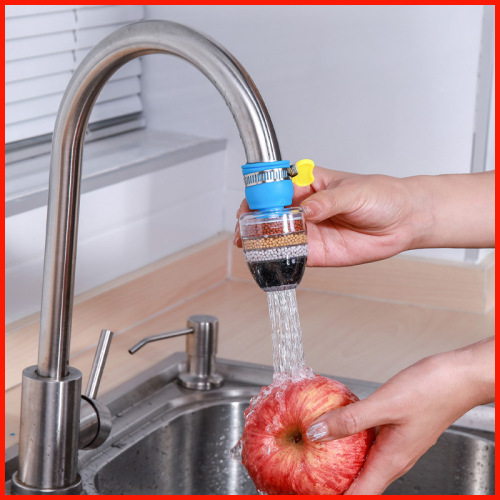 Six-Layer Faucet Filter Household Service Pipe Purifier Kitchen Shower Splash-Proof Water Purification Water Filter