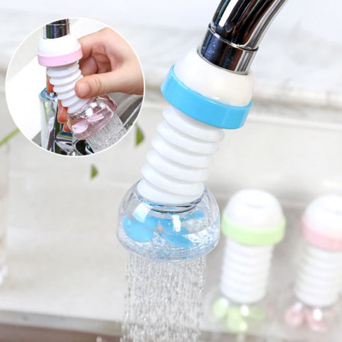 Household Kitchen Faucet Filter Splash-Proof Lengthening Extender Rotatable Tap Water Nozzle Shower Water Saver 