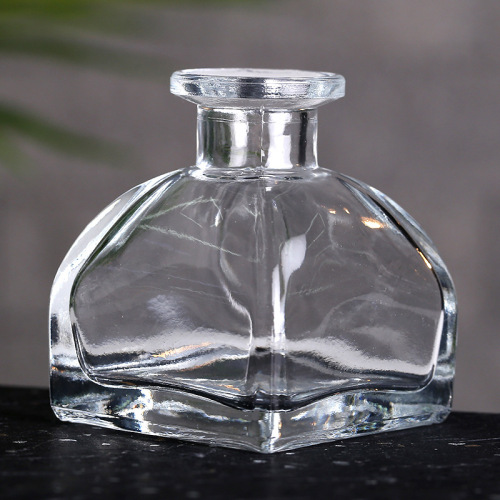 Factory Wholesale Fire-Free Aromatherapy Bottle Glass Bottle Mongolian Bag Modeling Perfume Essential Oil Transparent Spray Color Glass Empty Bottle 