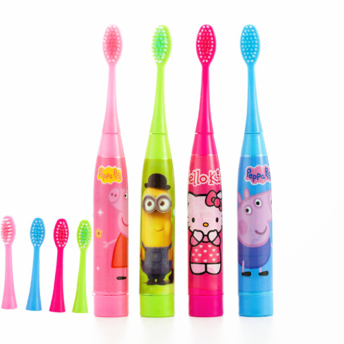 cartoon children‘s electric toothbrush ultrasonic vibration toothbrush