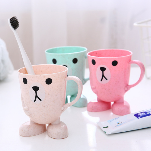 Children‘s Toothbrush Cup Cartoon Mouthwash Cup Cute Baby Toothbrush Cup Creative Drop-Resistant Little Boy Girl Toothbrush Cup
