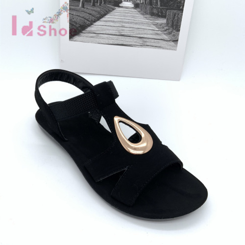 Summer New Women‘s Sandals Casual Versatile Comfortable Sandals Guangzhou Women‘s Shoes Craft Shoes Flat Sandals 