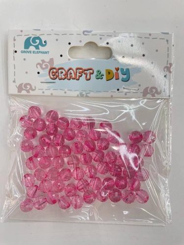 Handmade DIY Beads Transparent Beads Cut Surface Beads Crystal Plastic Beads Beaded Material