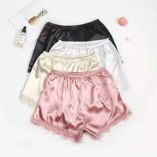 Safety Pants New Ice Silk Three-Point Seamless Safety Pants Women‘s Summer Thin Base Shorts Factory Direct Sales