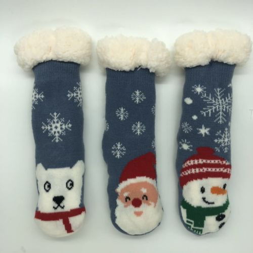 Christmas Stockings Women‘s Autumn and Winter Thickened Fleece-Lined Home Socks Room Socks Foot Sock Slippers Socks Carpet Socks Snow Socks