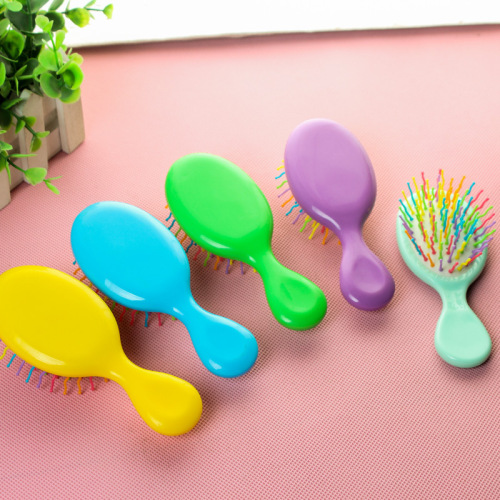 Candy Color Children‘s Massage Comb Portable Airbag Comb Anti-Static Tangle Teezer Plastic Air Cushion Comb