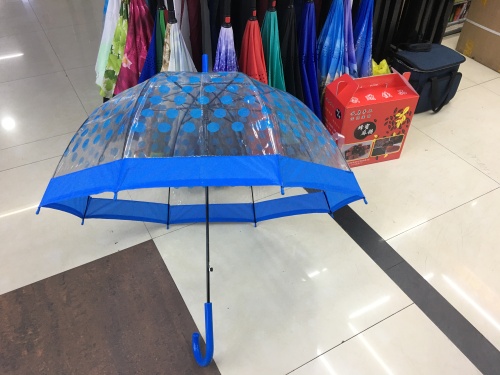 60cm transparent dot edge environmental umbrella apollo umbrella factory direct sales cheap wholesale
