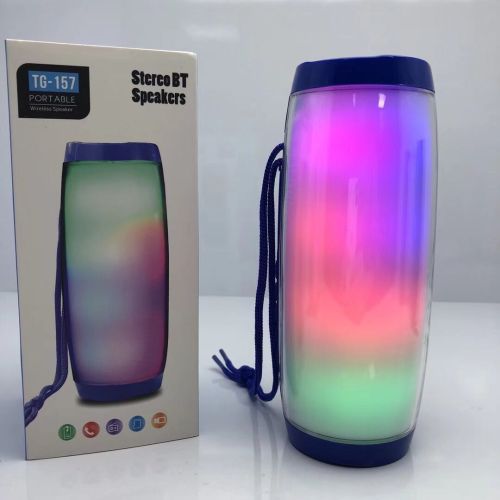 tg157 new wireless bluetooth audio colorful led light outdoor portable bluetooth speaker